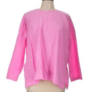 Fabiana Pigna Women's Pink Long-Sleeve Crewneck Top